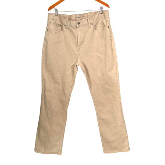 Old Navy Mens Boot-Cut Jeans Beige 40x32 Cotton Blend Denim - Picture 1 of 6
